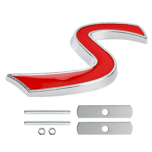MINI Cooper Front Grille S Emblem Decal Badge #1