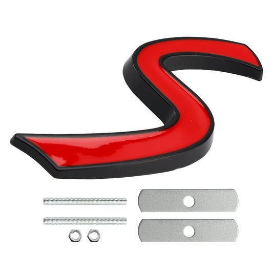 MINI Cooper Front Grille S Emblem Decal Badge #2