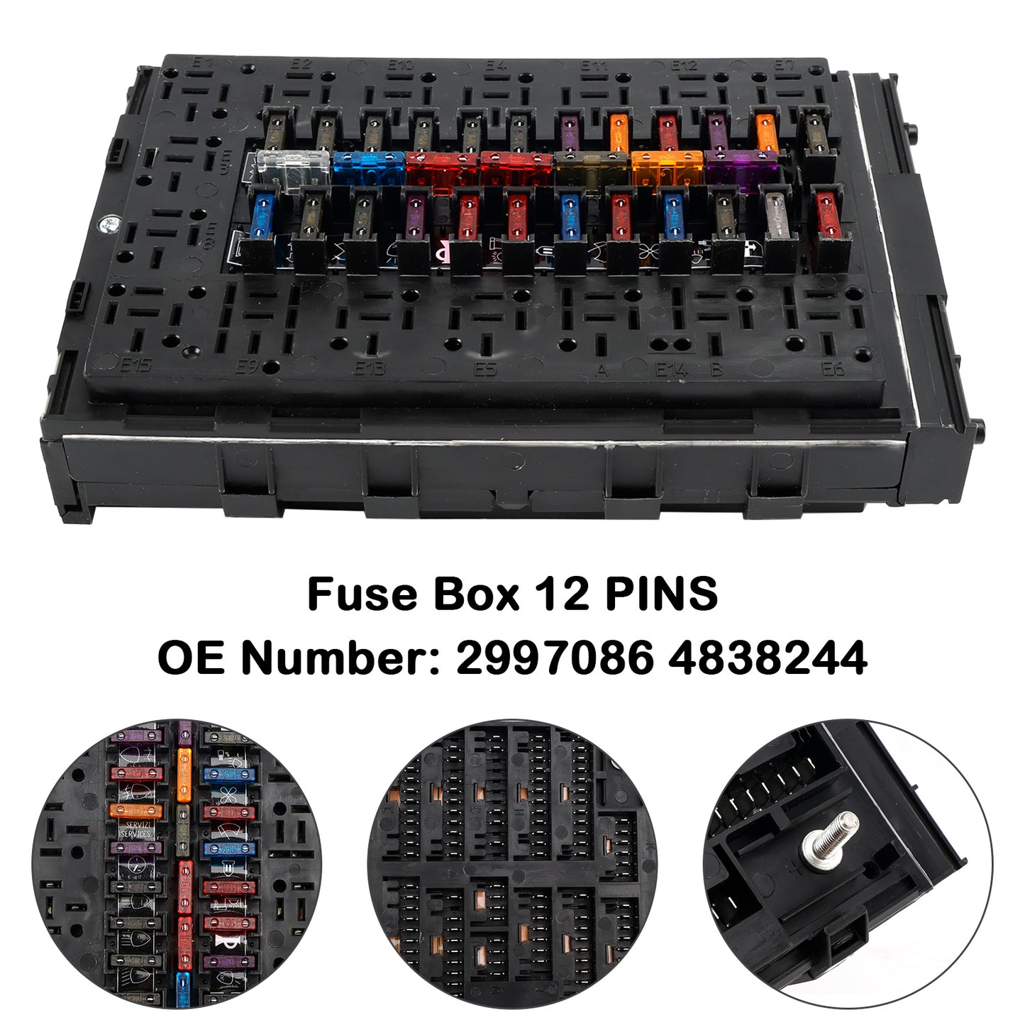 Iveco Daily II III Autobus Autocar 1989-2006 Fuse Box 2997086 4838244
