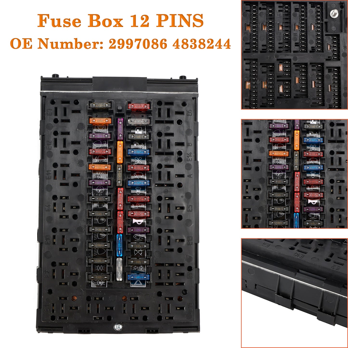 Iveco Daily II III Autobus Autocar 1989-2006 Fuse Box 2997086 4838244