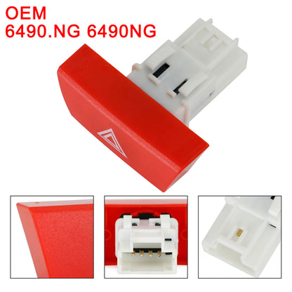 Citroen C1 Peugeot 107 Toyota Aygo 6490.NG Hazard Light Warning Switch
