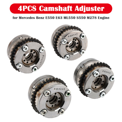 4PCS A2780504900 A2780505100 Camshaft Adjuster for Mercedes Benz E550 E63 ML550 S550 M278 Engine