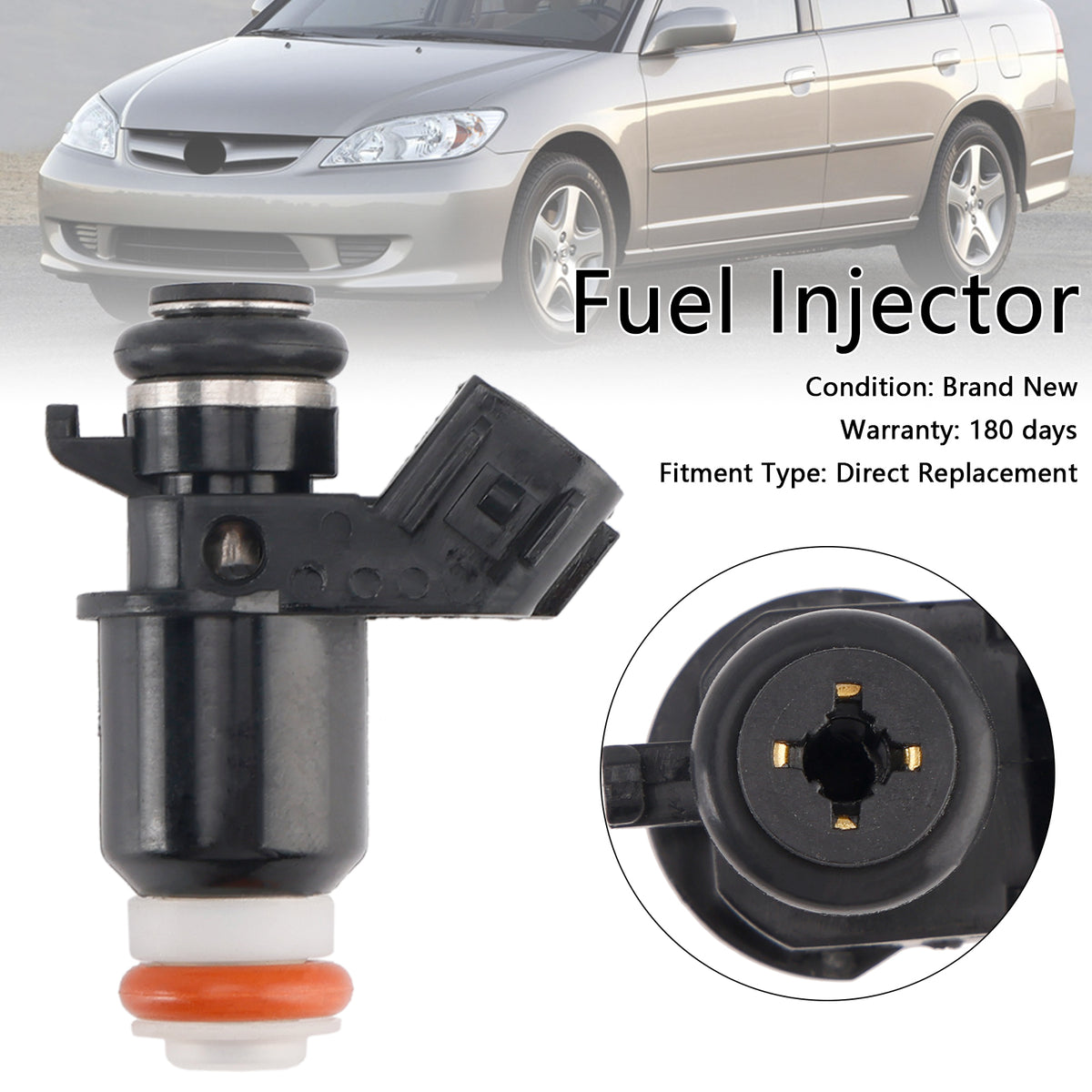 ACURA EL 1.7L 2001-2005 1PCS Fuel Injector 16450-PLD-003