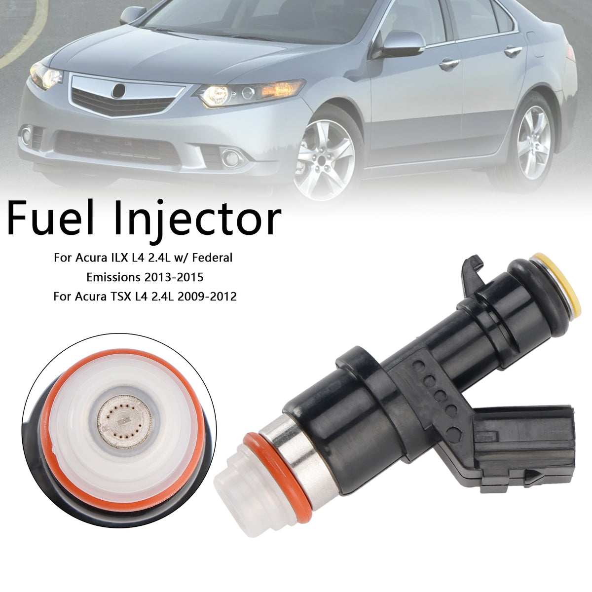 Honda Civic L4 2.4L w/Federal Emissions 2013-2015 1PCS Fuel Injector 16450-R40-A01