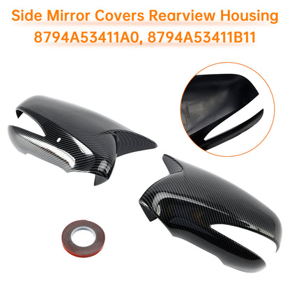 Lexus IS250 IS350 2009-2012 Side Mirror Covers Rearview Housing Carbon 8794A53411A0 8794A53411B1 Left-Hand Drive Only