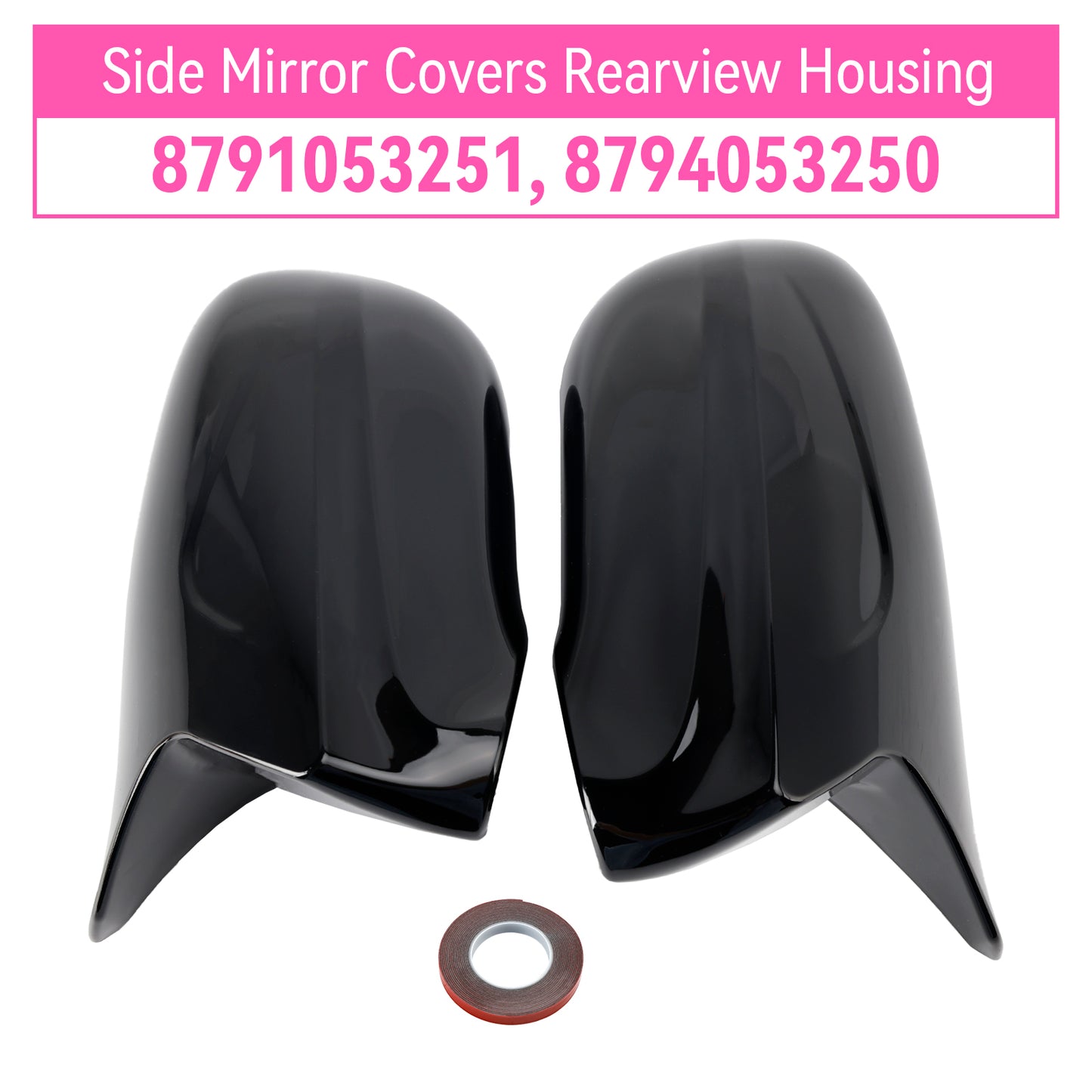 Lexus IS250 IS350 2006-2012 Side Mirror Covers Rearview Housing Black 8791053251 8794053250