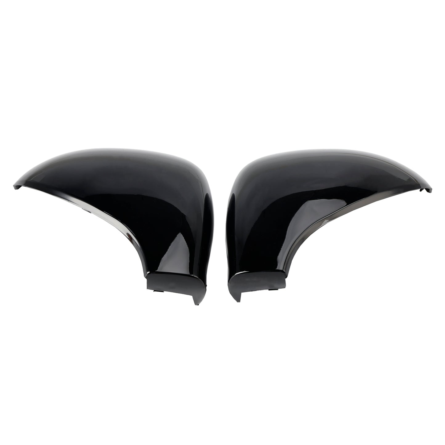 Peugeot 207 Hatchback Side Mirror Covers Rearview Housing Bright Black 9680194877 9680194977