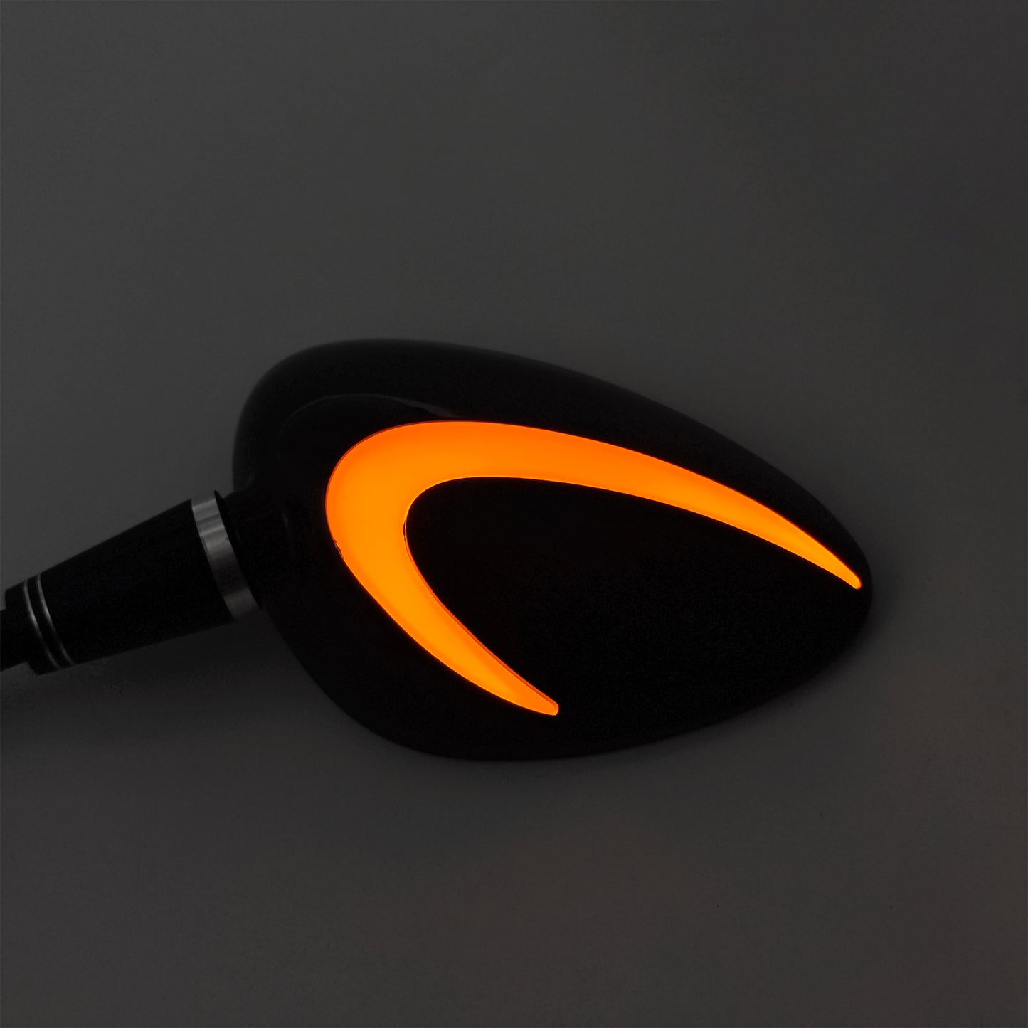 Piaggio/Vespa 10mm Black Rear View Mirrors with Turn Signal