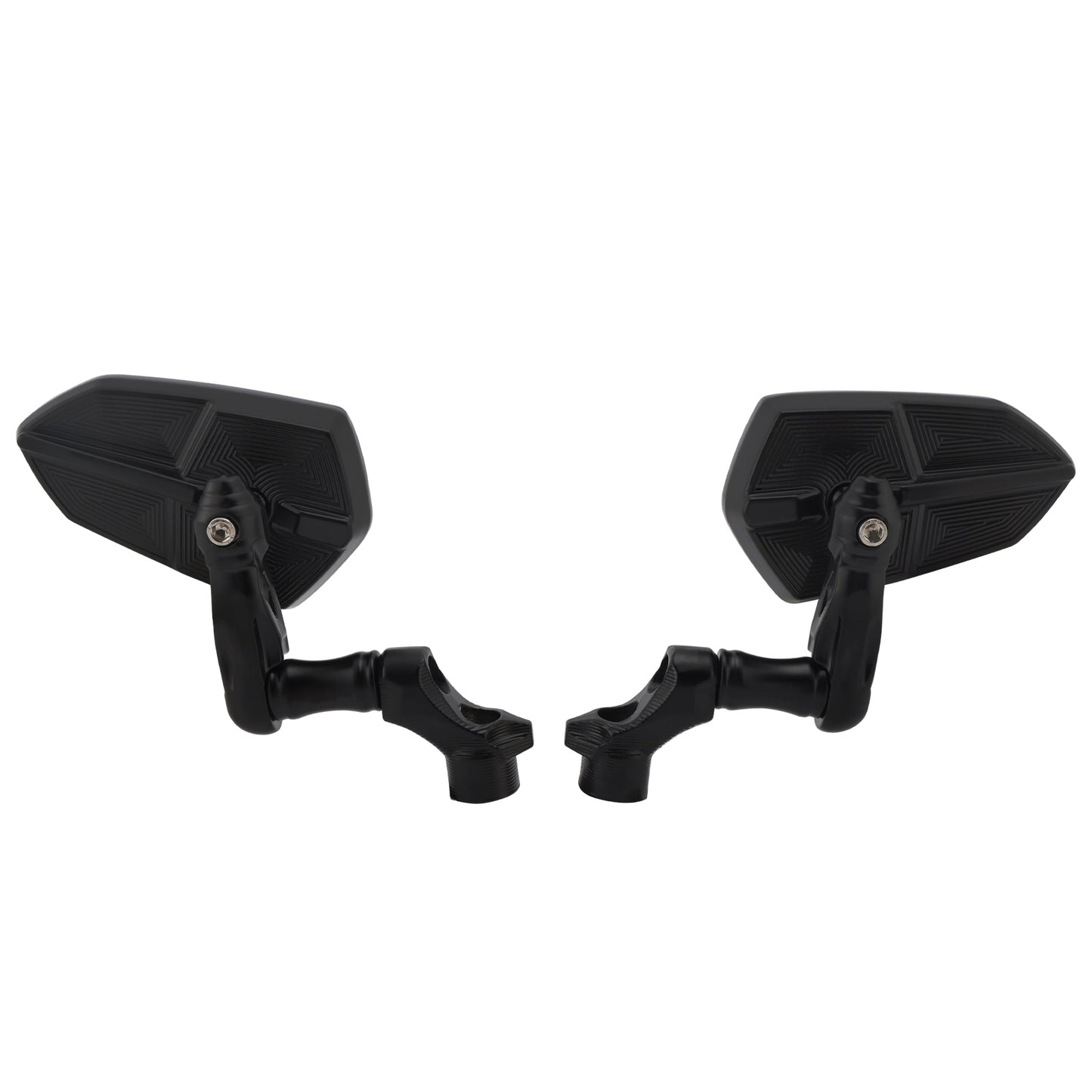 M8 M10 Mount Anti-glare Blue Glass Rearview Mirrors Universal Premium Aluminum Side Mirror