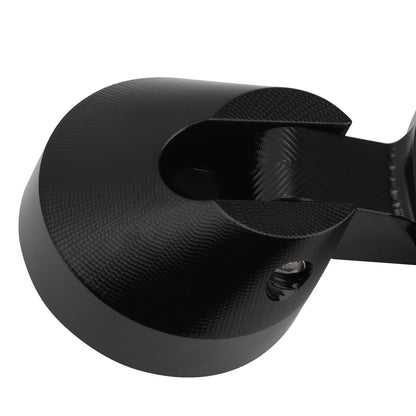 Universal 2inch 22mm Round Bar End Mirrors Billet Aluminium