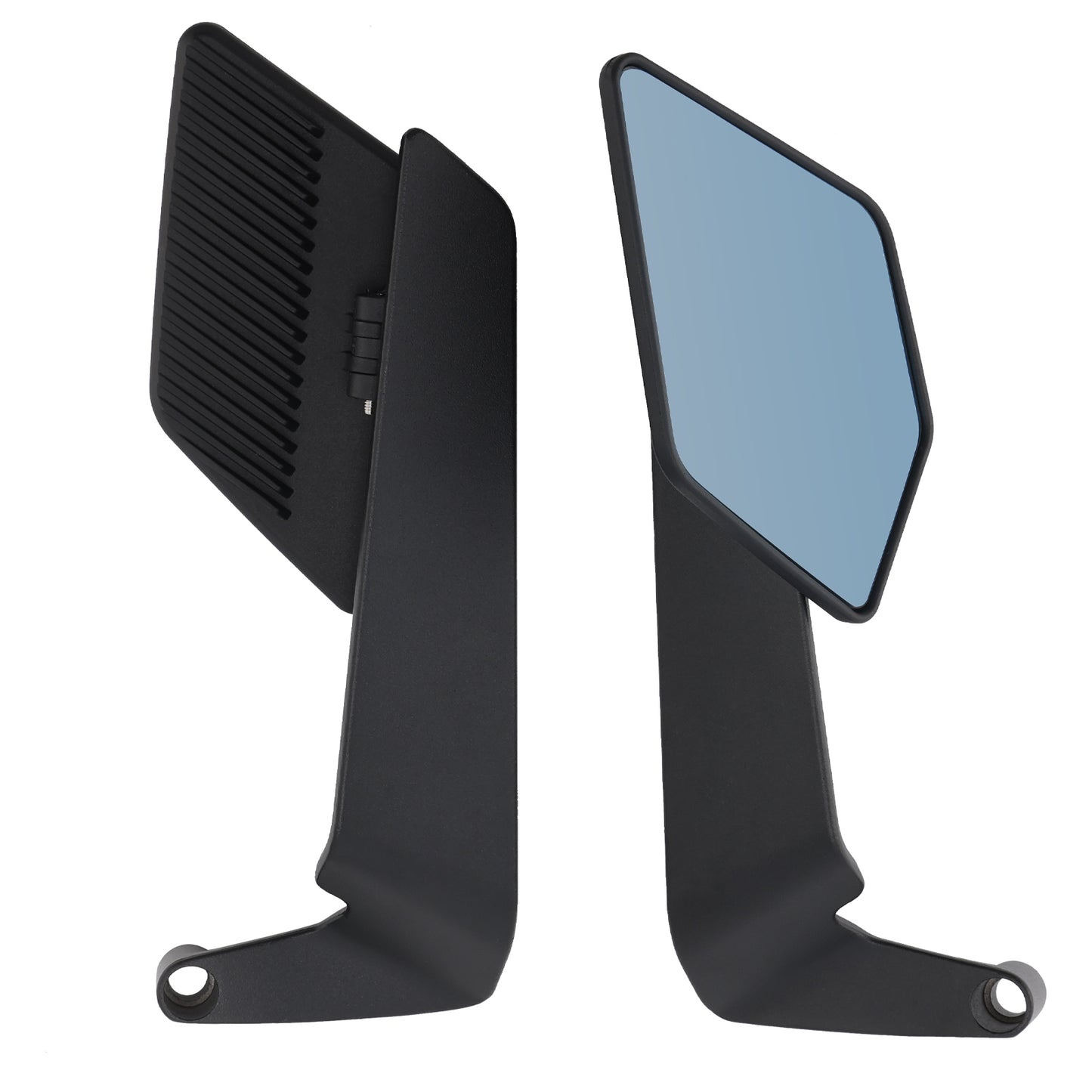 Aprilia/Tuono V4 1100 Factory M8 M10 Aluminum Adjustable Swivel Winglet Mirror Blue