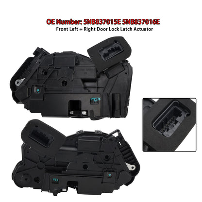 VW Golf 7 Audi Skoda Front Left + Right Door Lock Latch Actuator 5NB837015E 5NB837016E