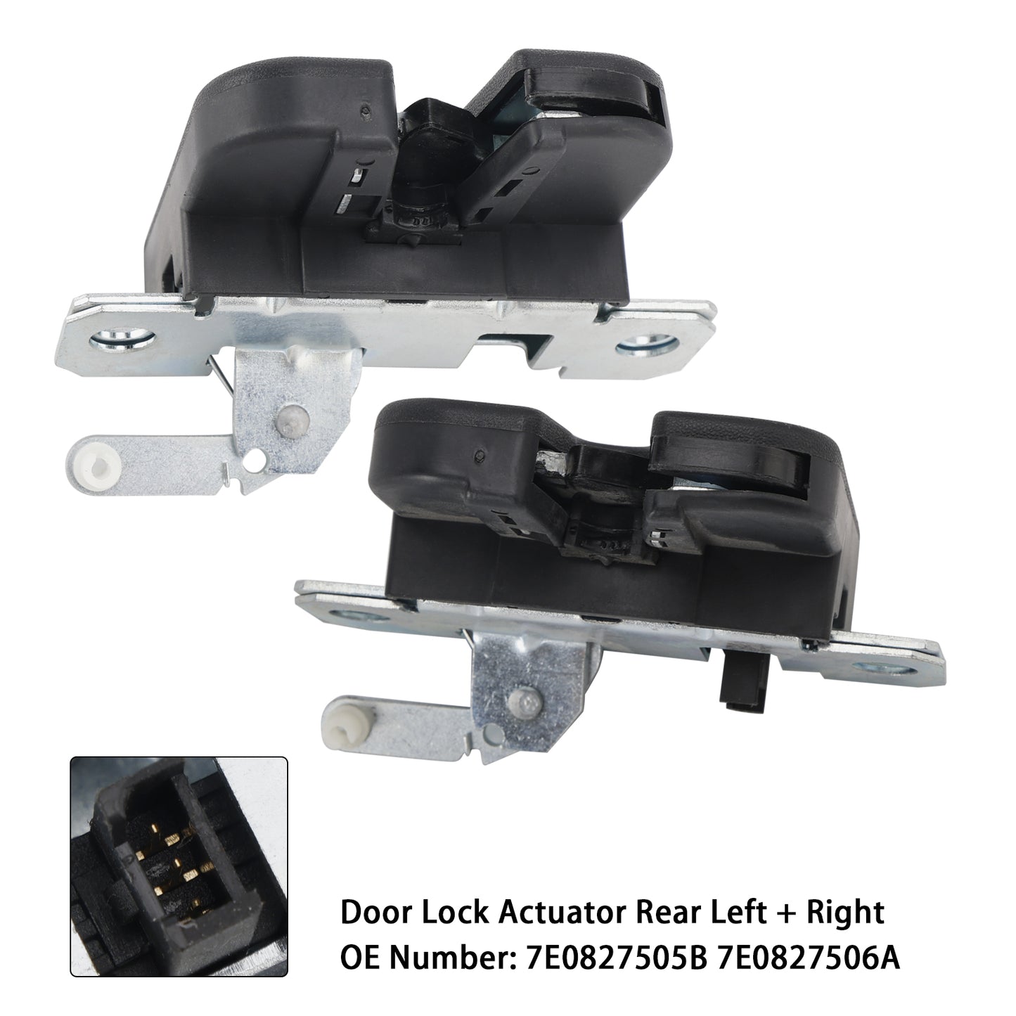 VW Transporter T5 T6 Rear Left+Right Door Lock Actuator 7E0827505B 7E0827506A