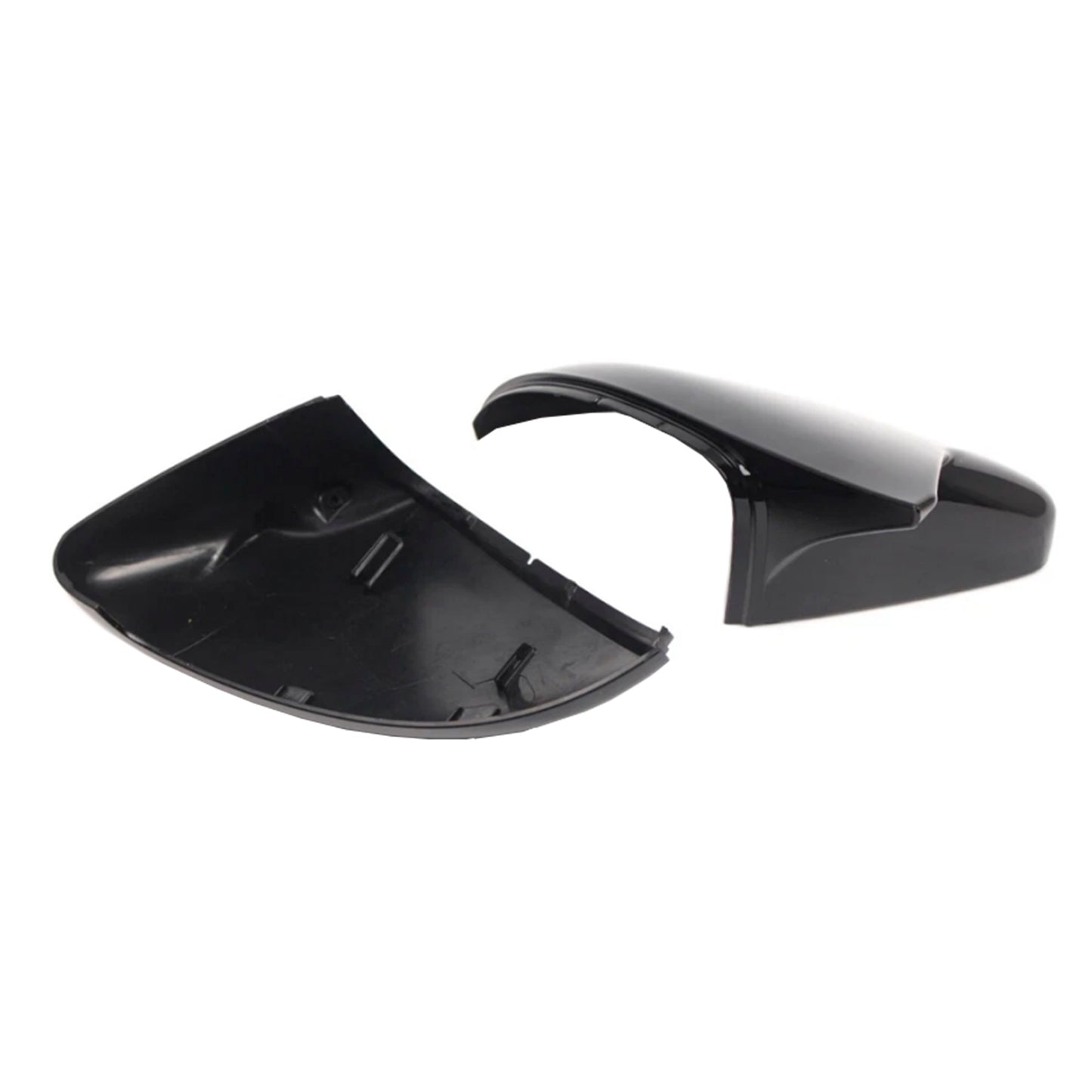 VW Golf MK7 2015-2019 2pcs Gloss Black Door Wing Mirror Cover Caps Casing