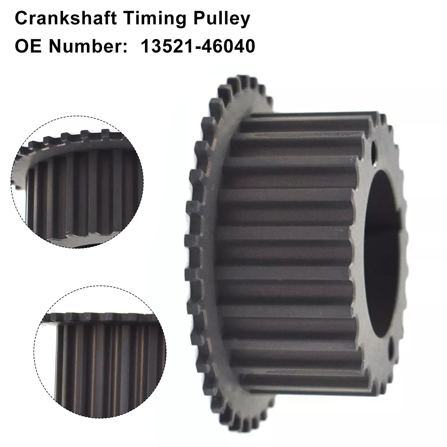 Crankshaft Timing Pulley Gear 13521-46040 For Toyota Lexus Supra GS300 IS300 3.0L