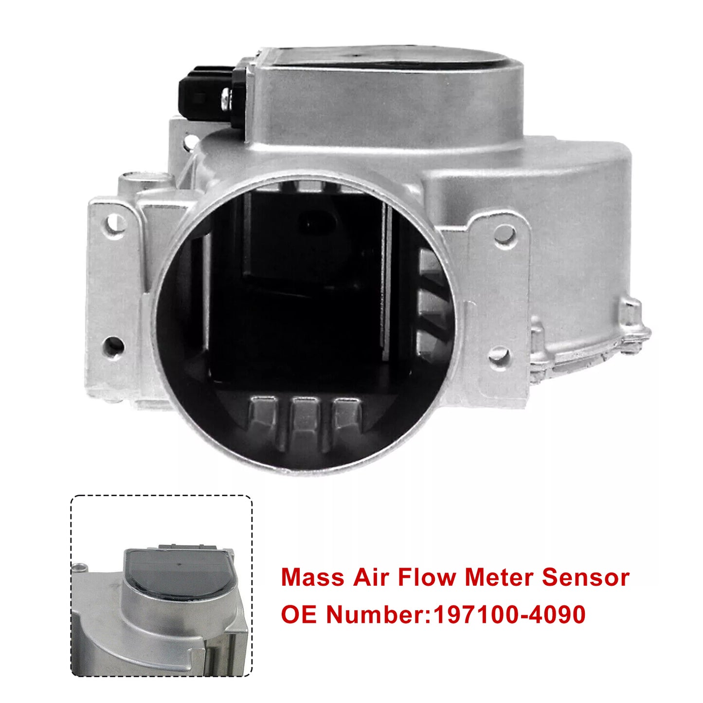1990-1993 Mazda Miata 197100-4090 Mass Air Flow Sensor Meter