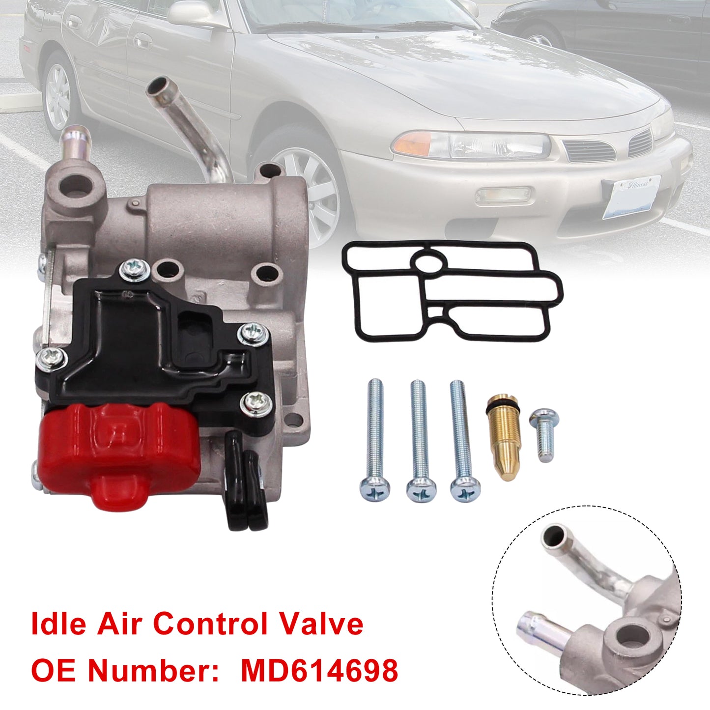 Mitsubishi Galant Expo 2.4L 1994-1998 Idle Air Control Valve MD614698