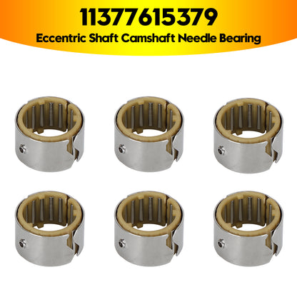 Set of 6 Eccentric Shaft Camshaft Needle Bearing for BMW 11377615379
