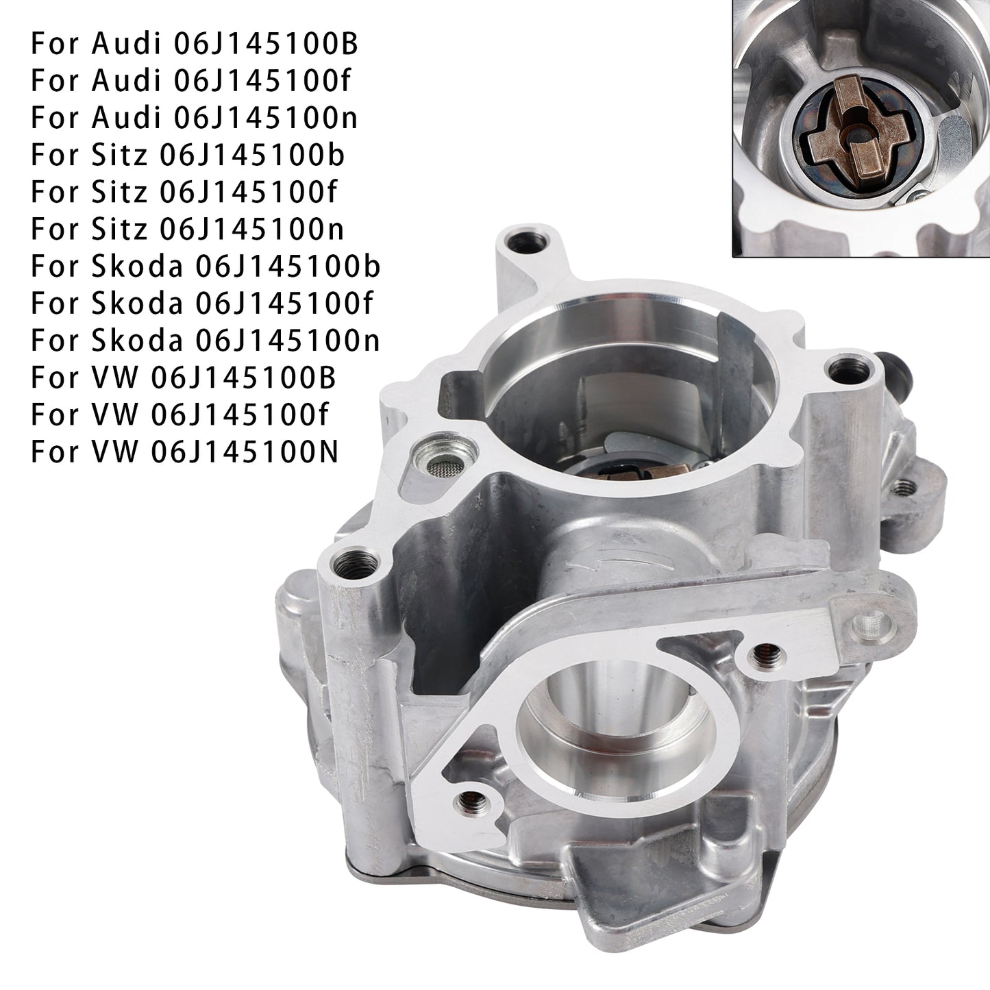 Audi Seat Skoda VW Vacuum Pump 06J145100N 06J145100B 06J145100F