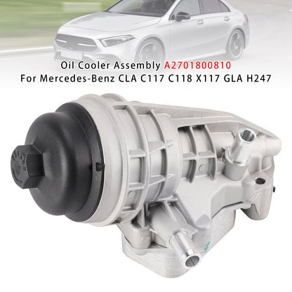 Mercedes-Benz CLA C117 C118 X117 GLA H247 Oil Cooler Assembly A2701800810