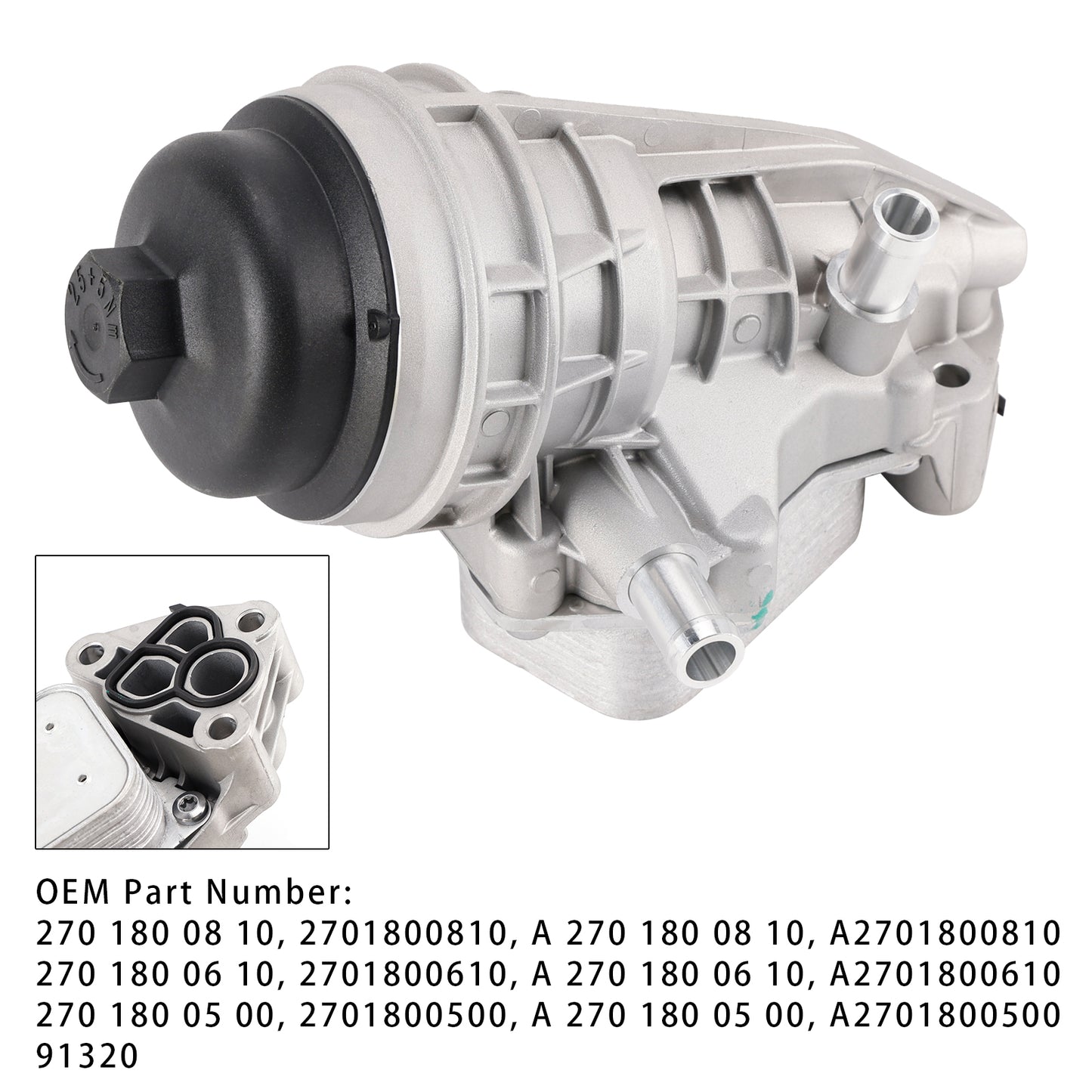 Mercedes-Benz CLA C117 C118 X117 GLA H247 Oil Cooler Assembly A2701800810