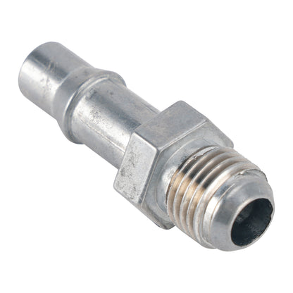6AN Male Flare to 3/8" (.375") Transmission Cooler Quick Disconnect Adapter Fitting F06ANTR37501