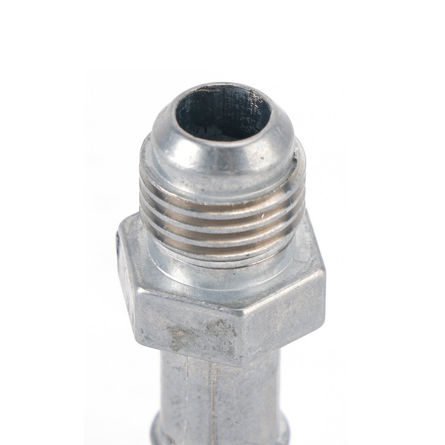 6AN Male Flare to 3/8" (.375") Transmission Cooler Quick Disconnect Adapter Fitting F06ANTR37501