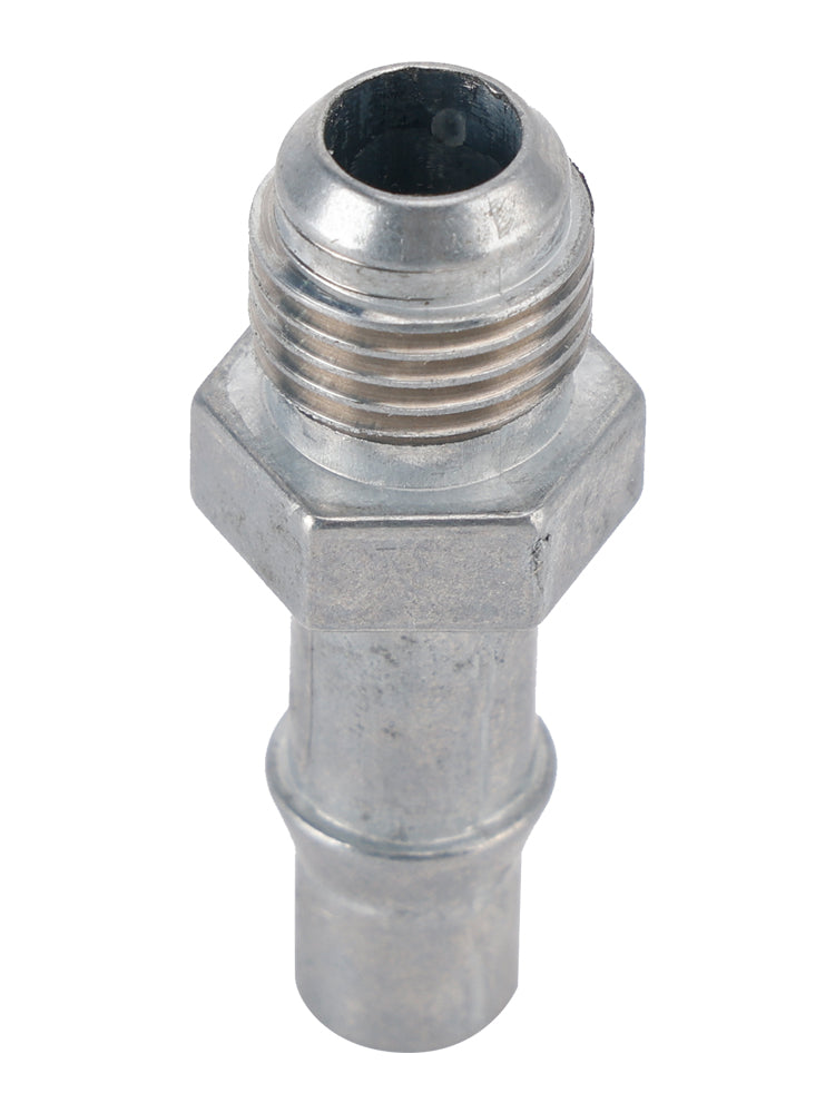 6AN Male Flare to 3/8" (.375") Transmission Cooler Quick Disconnect Adapter Fitting F06ANTR37501