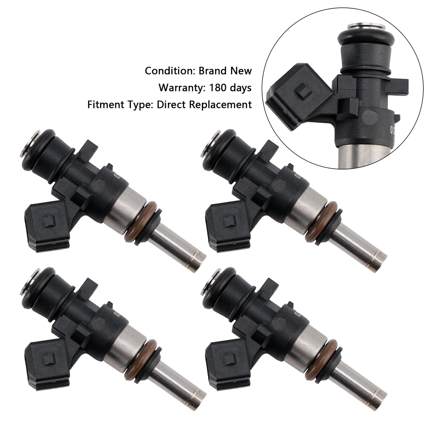 4PCS Fuel Injector 0280158040 980CC Fit Citroen Fit Peugeot Fit Renault