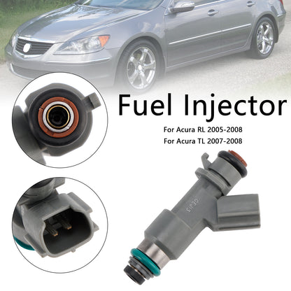 Acura RL TL 3.5L V6 2005-2008 1PCS Fuel Injector 16450-RJA-A01