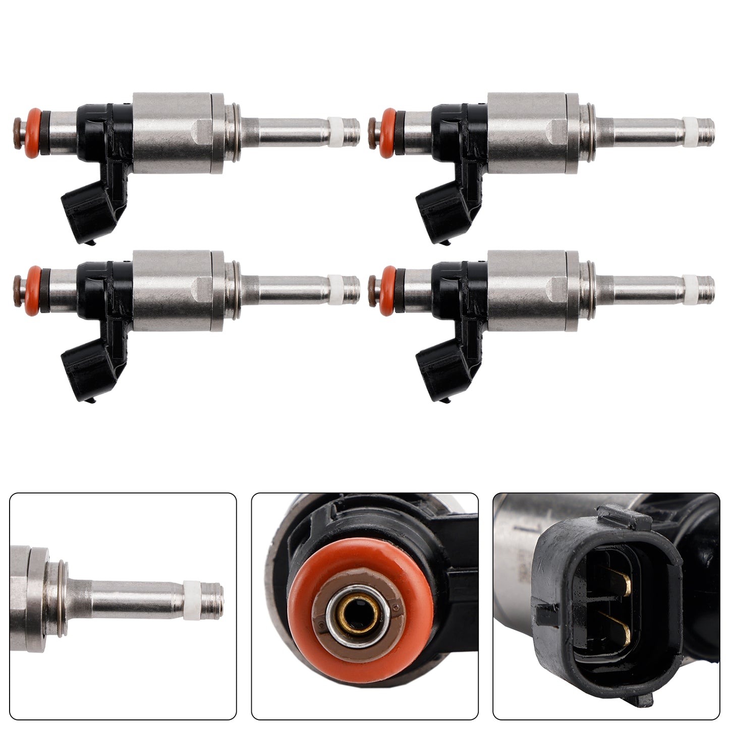 4PCS 16450-5LA-A01 Fuel Injector Fit CR-V TLX 2.4L 2015-2019 Fit Acura