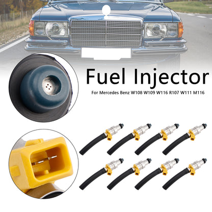 Mercedes W108 W109 W116 R107 W111 M116 8PCS Fuel Injector 0000783123