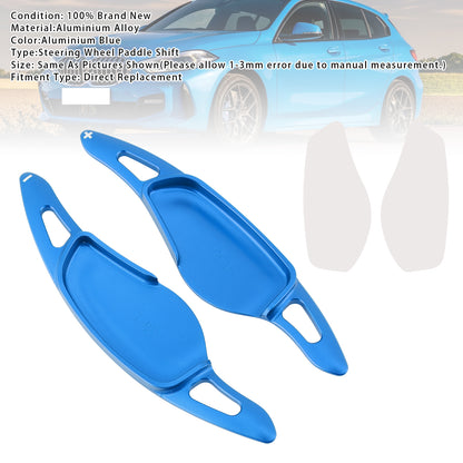 Blue Steering Wheel Paddle Shifter Extensions For BMW G20 G21 G30 G31 F40 F22 F23
