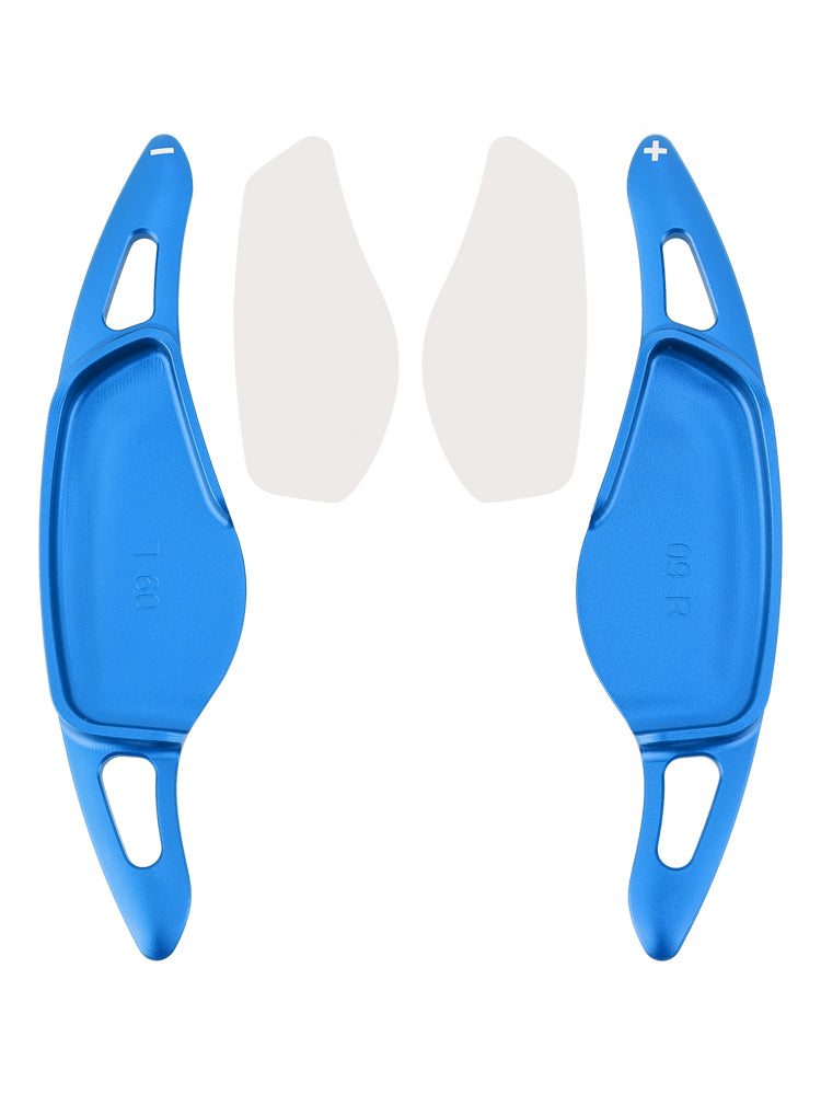 Blue Steering Wheel Paddle Shifter Extensions For BMW G20 G21 G30 G31 F40 F22 F23