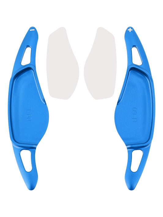 Blue Steering Wheel Paddle Shifter Extensions For BMW G20 G21 G30 G31 F40 F22 F23