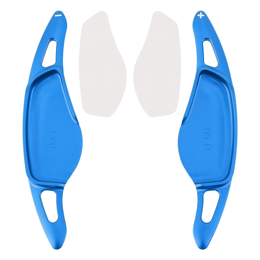 Blue Steering Wheel Paddle Shifter Extensions For BMW G20 G21 G30 G31 F40 F22 F23