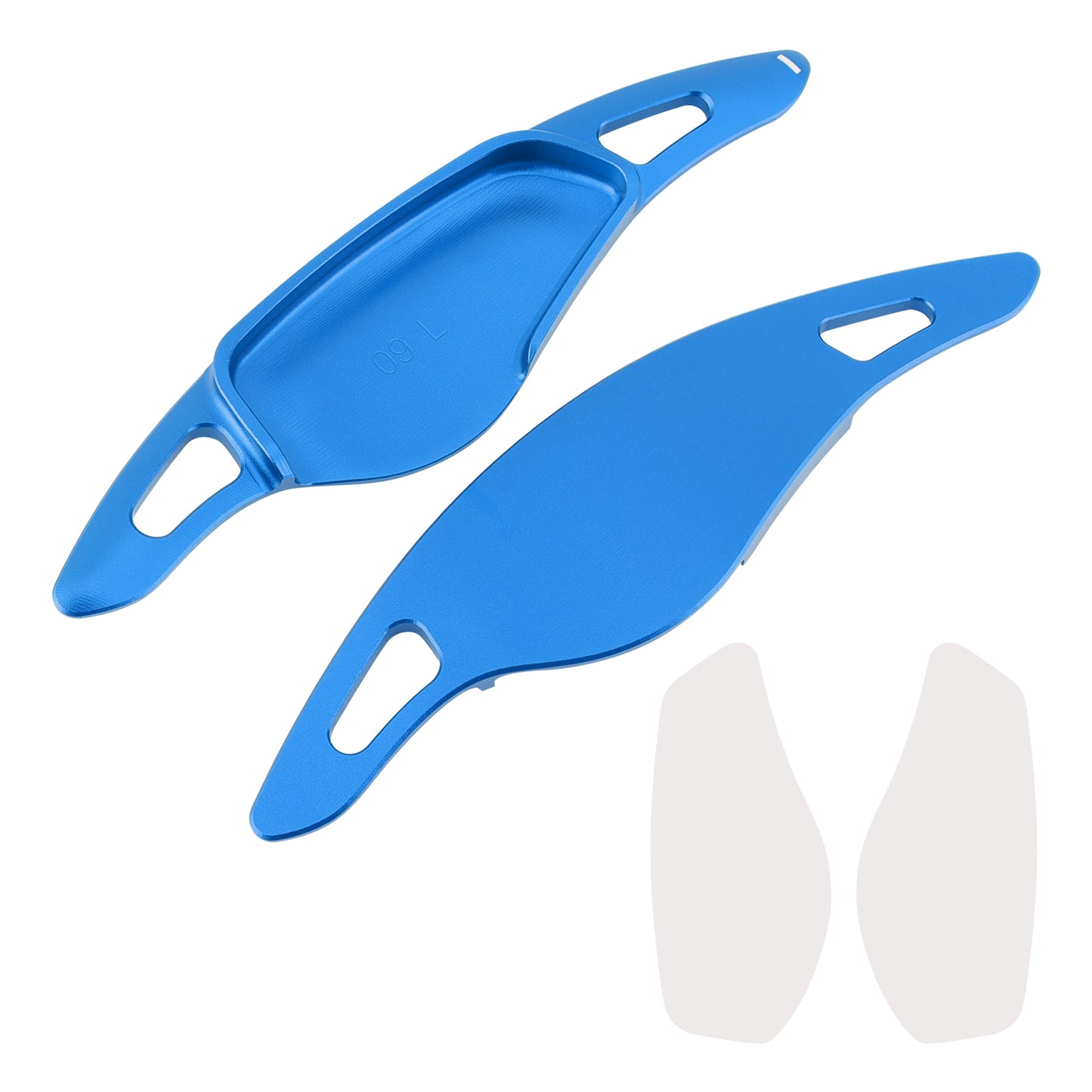 Blue Steering Wheel Paddle Shifter Extensions For BMW G20 G21 G30 G31 F40 F22 F23