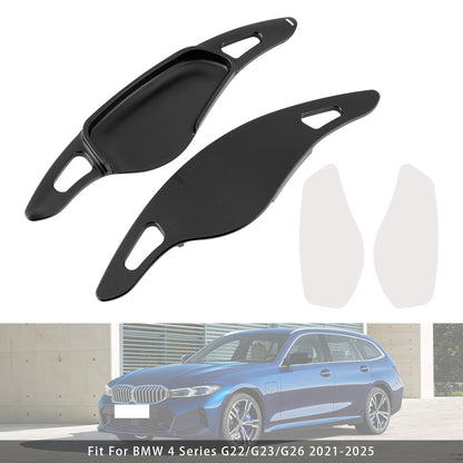 Black Steering Wheel Paddle Shifter Extensions For BMW G20 G21 G30 G31 F40 F22 F23