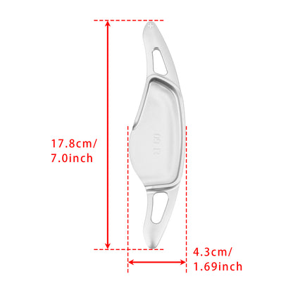 Silver Steering Wheel Paddle Shifter Extensions For BMW G20 G21 G30 G31 F40 F22 F23