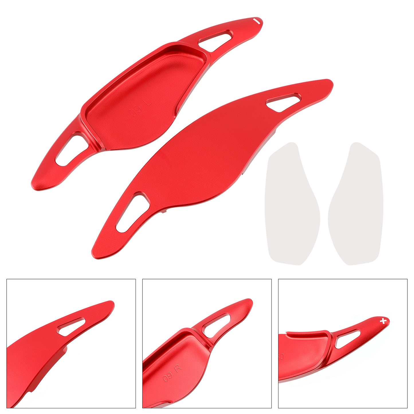 Red Steering Wheel Paddle Shifter Extensions For BMW G20 G21 G30 G31 F40 F22 F23