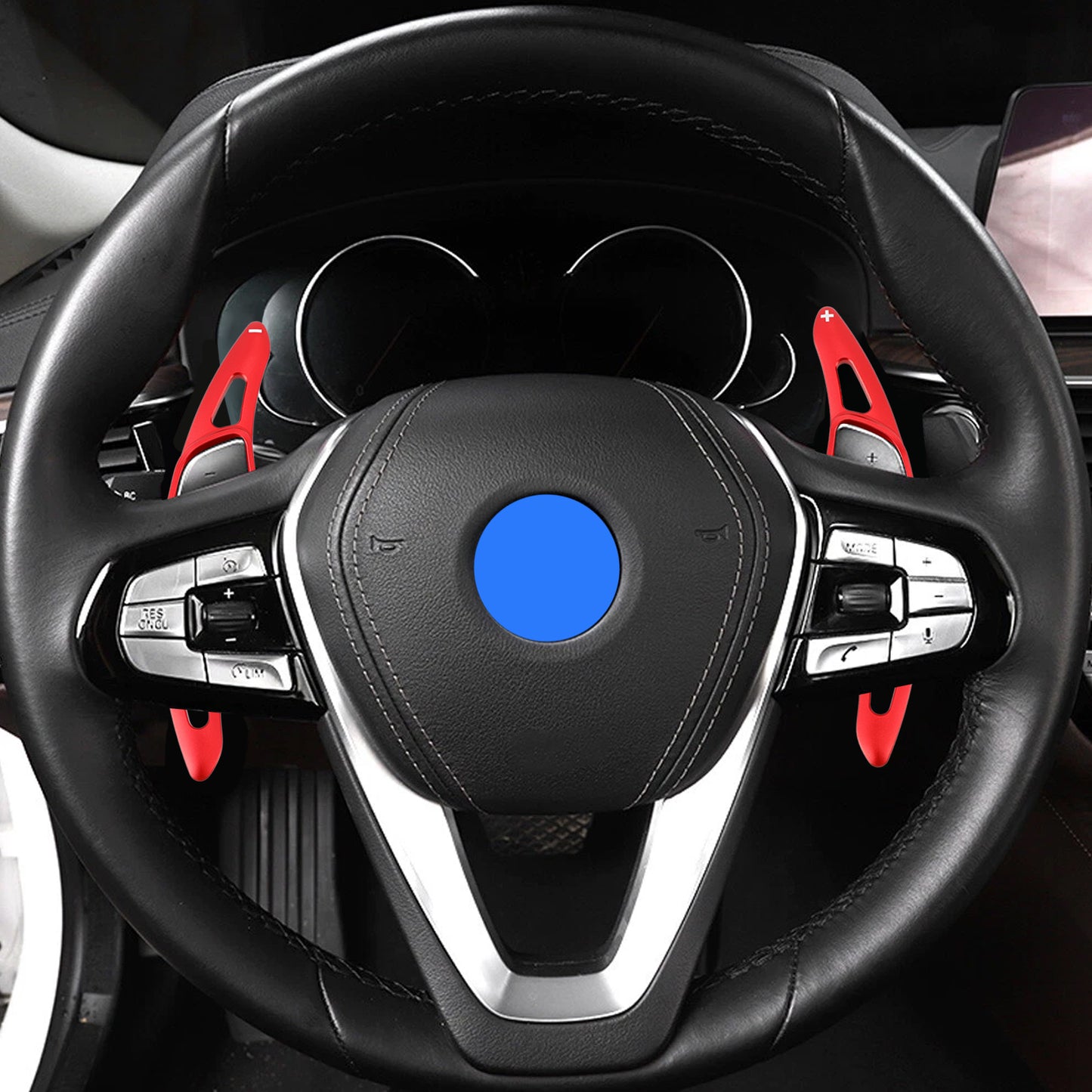 Red Steering Wheel Paddle Shifter Extensions For BMW G20 G21 G30 G31 F40 F22 F23