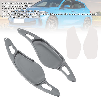 Grey Steering Wheel Paddle Shifter Extensions For BMW G20 G21 G30 G31 F40 F22 F23