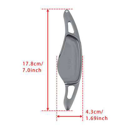 Grey Steering Wheel Paddle Shifter Extensions For BMW G20 G21 G30 G31 F40 F22 F23