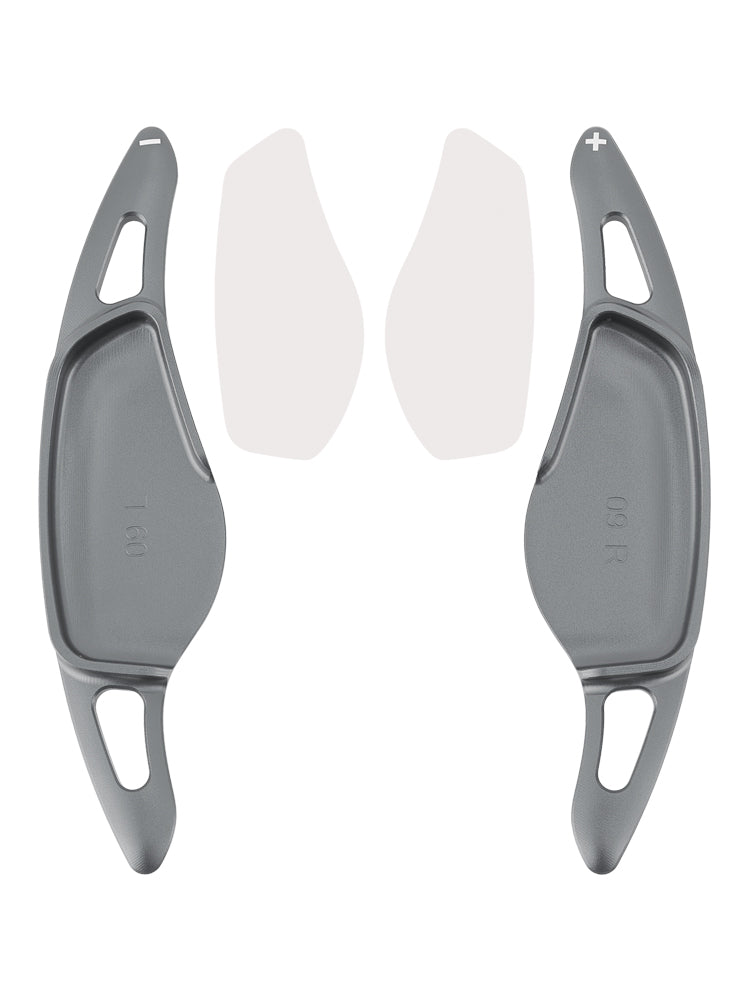Grey Steering Wheel Paddle Shifter Extensions For BMW G20 G21 G30 G31 F40 F22 F23