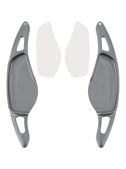 Grey Steering Wheel Paddle Shifter Extensions For BMW G20 G21 G30 G31 F40 F22 F23