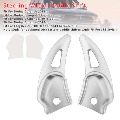 Aluminium Silver Paddle Shifter Extension For Challenger Charger Durango Jeep SRT