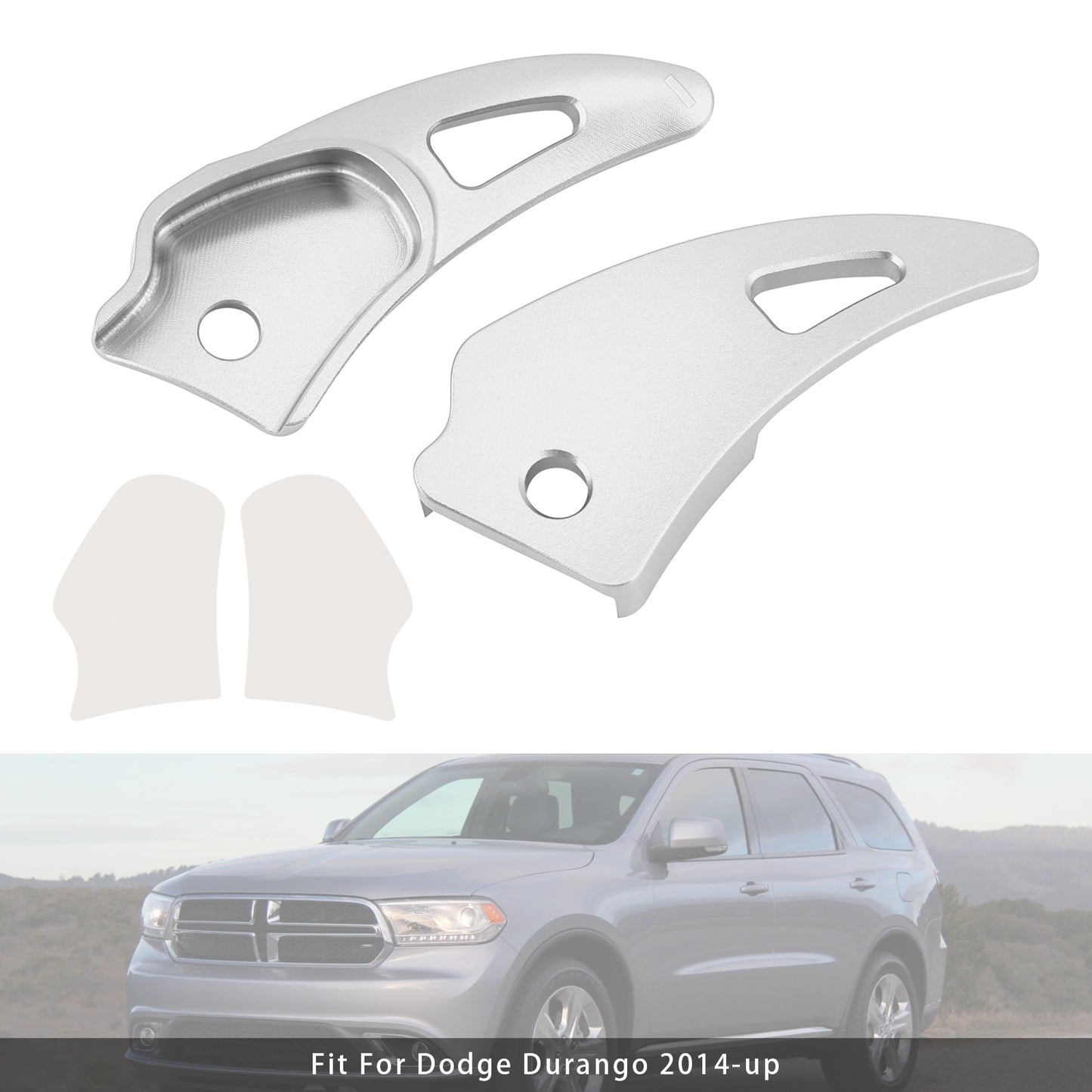 Aluminium Silver Paddle Shifter Extension For Challenger Charger Durango Jeep SRT