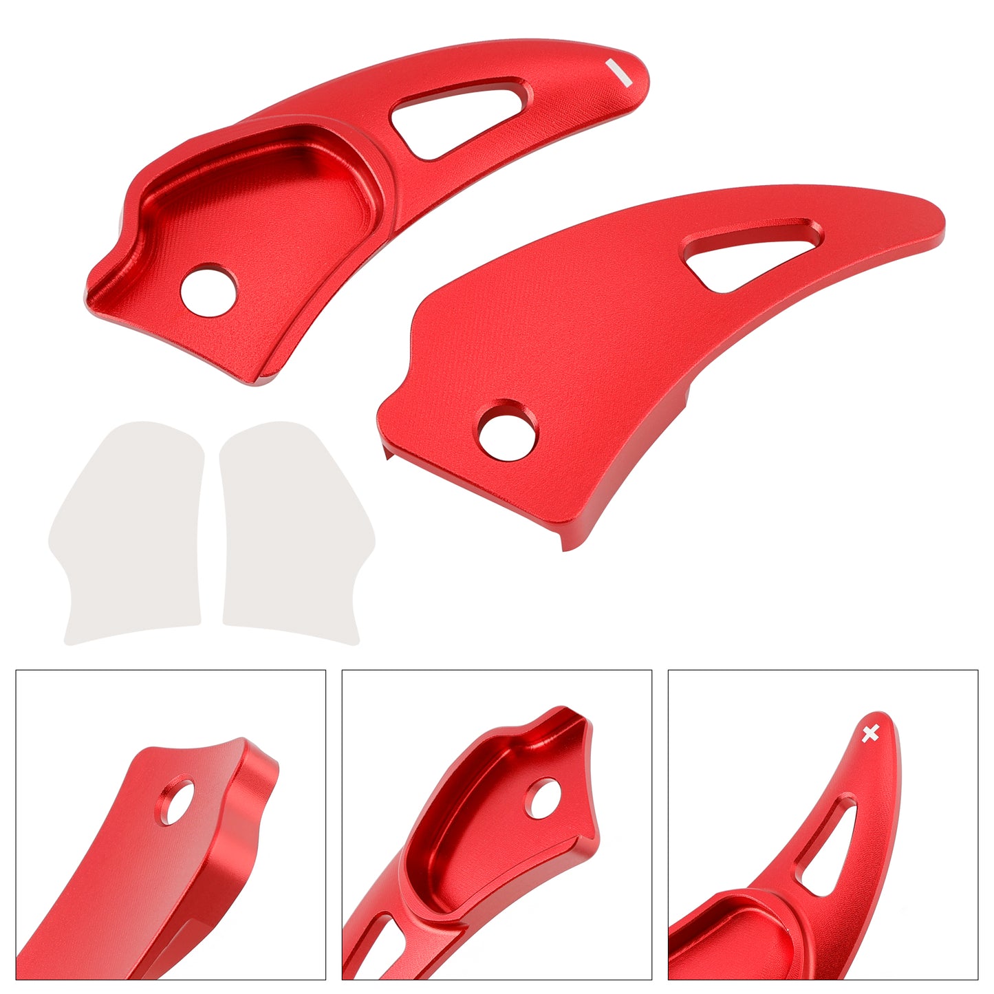 Aluminium Red Paddle Shifter Extension For Challenger Charger Durango Jeep SRT