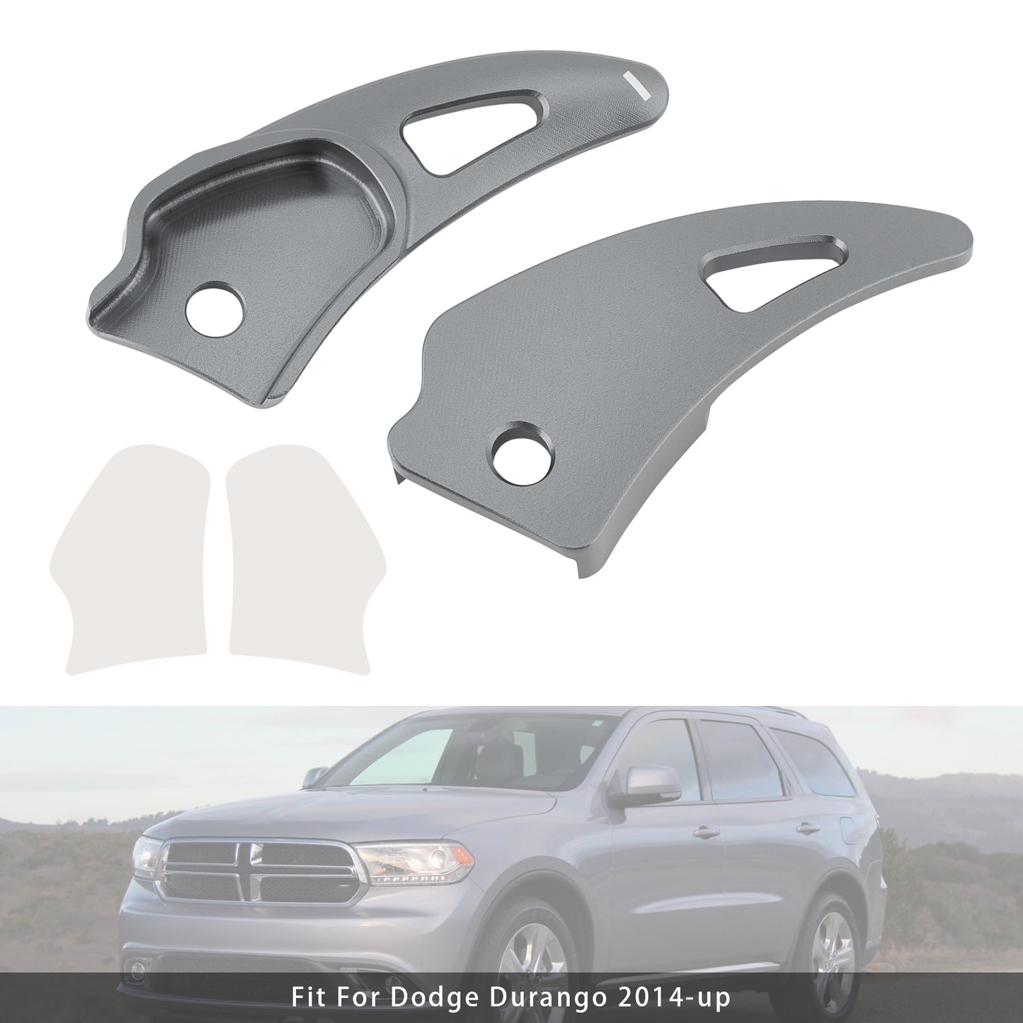 Aluminium Grey Paddle Shifter Extension For Challenger Charger Durango Jeep SRT