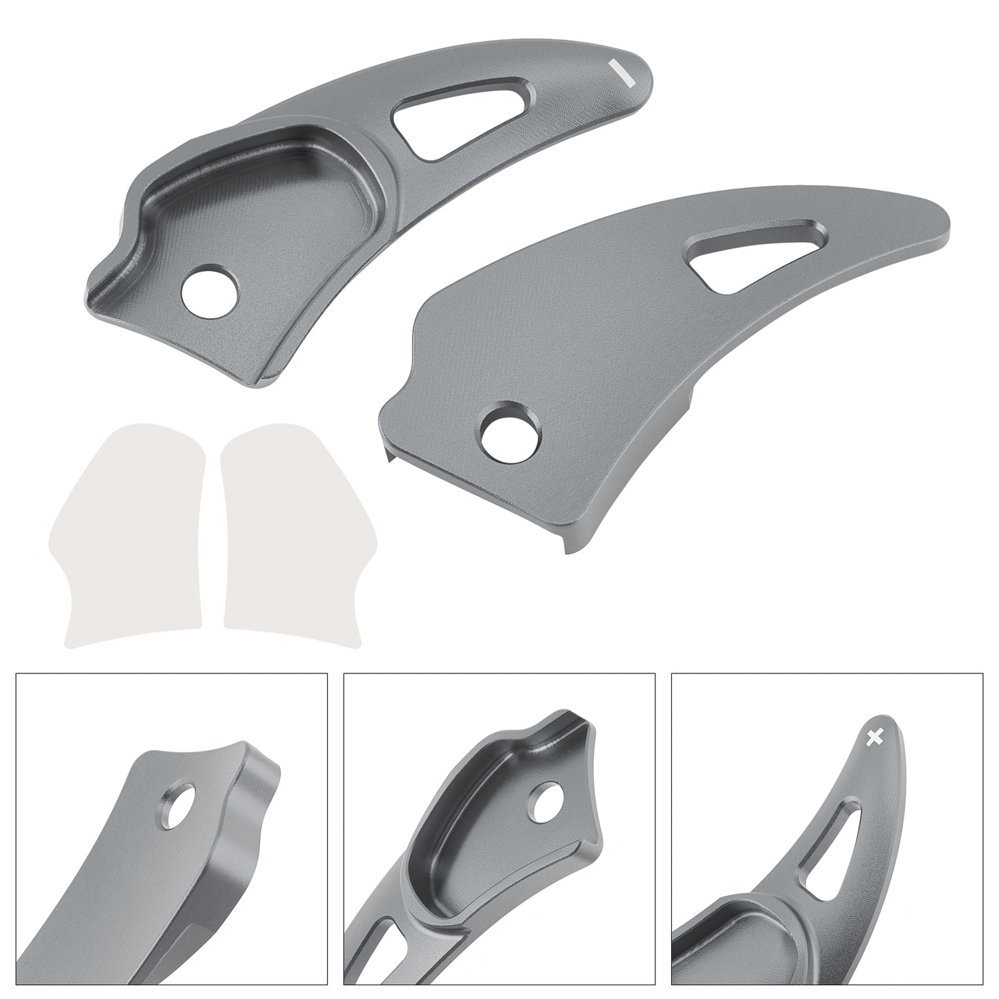 Aluminium Grey Paddle Shifter Extension For Challenger Charger Durango Jeep SRT